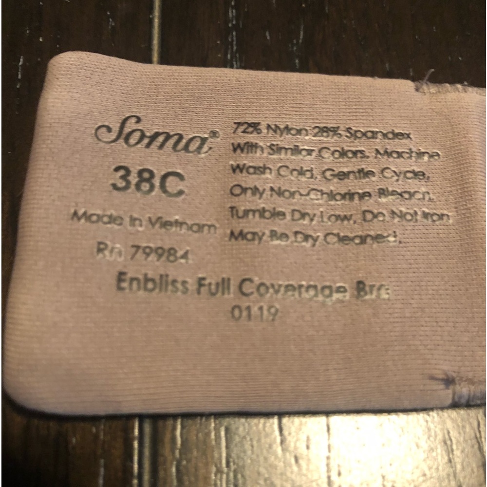 Soma English’s Full Coverage Bra